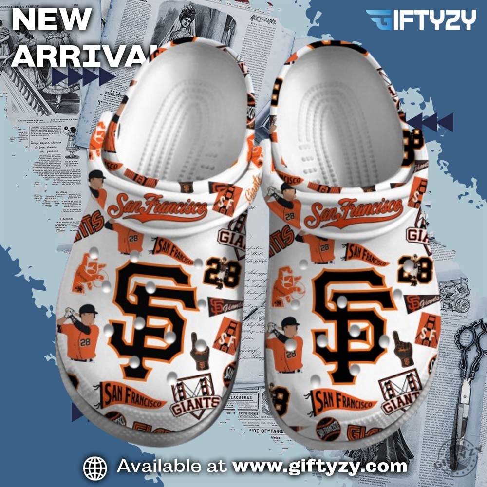 MLB Baseball Club Team Crocs Shoes 9 Mlb Baseball San Francisco Giants Crocs Shoes