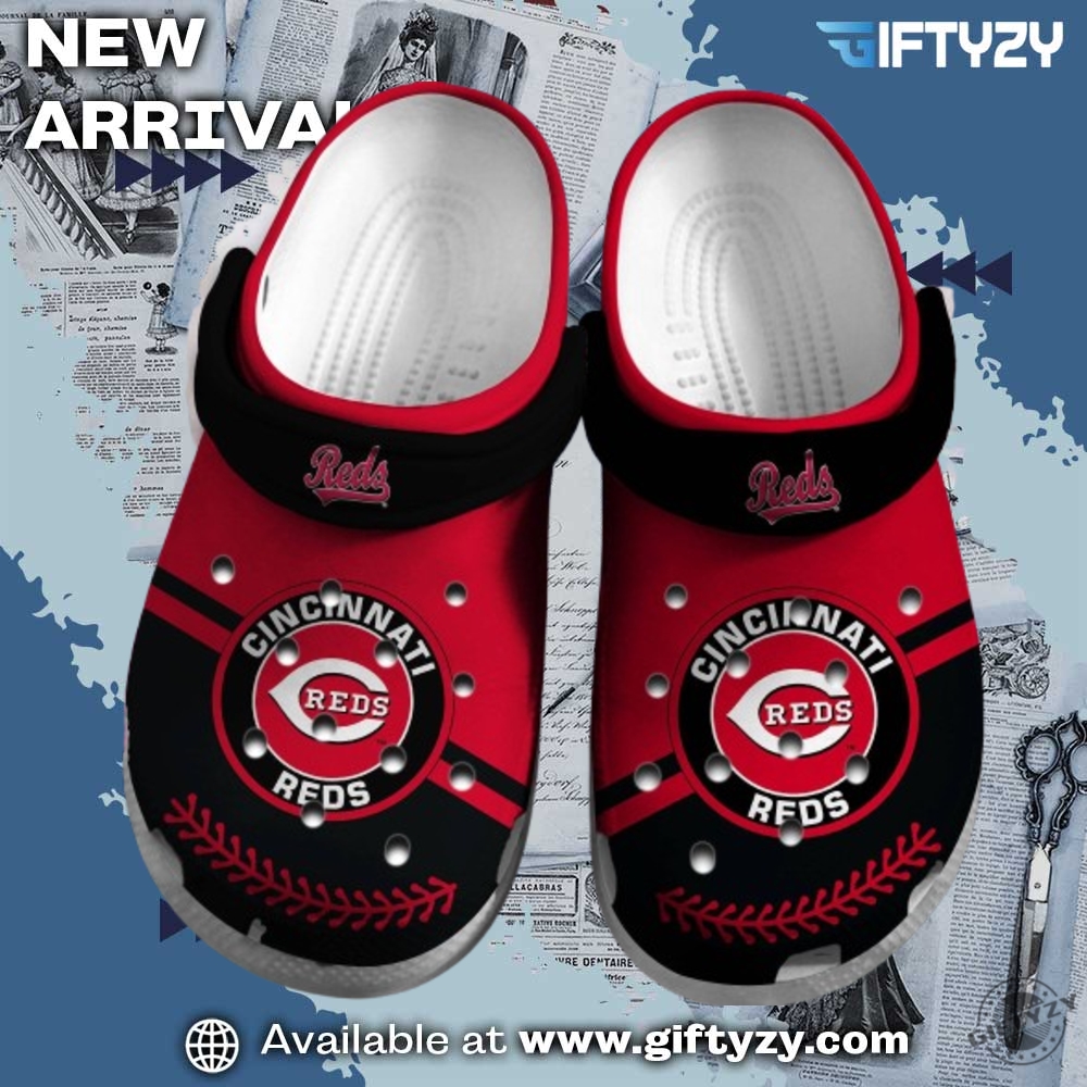 MLB Baseball Club Team Crocs Shoes 15 Mlb Baseball Cincinnati Reds Crocs Slippers Shoes