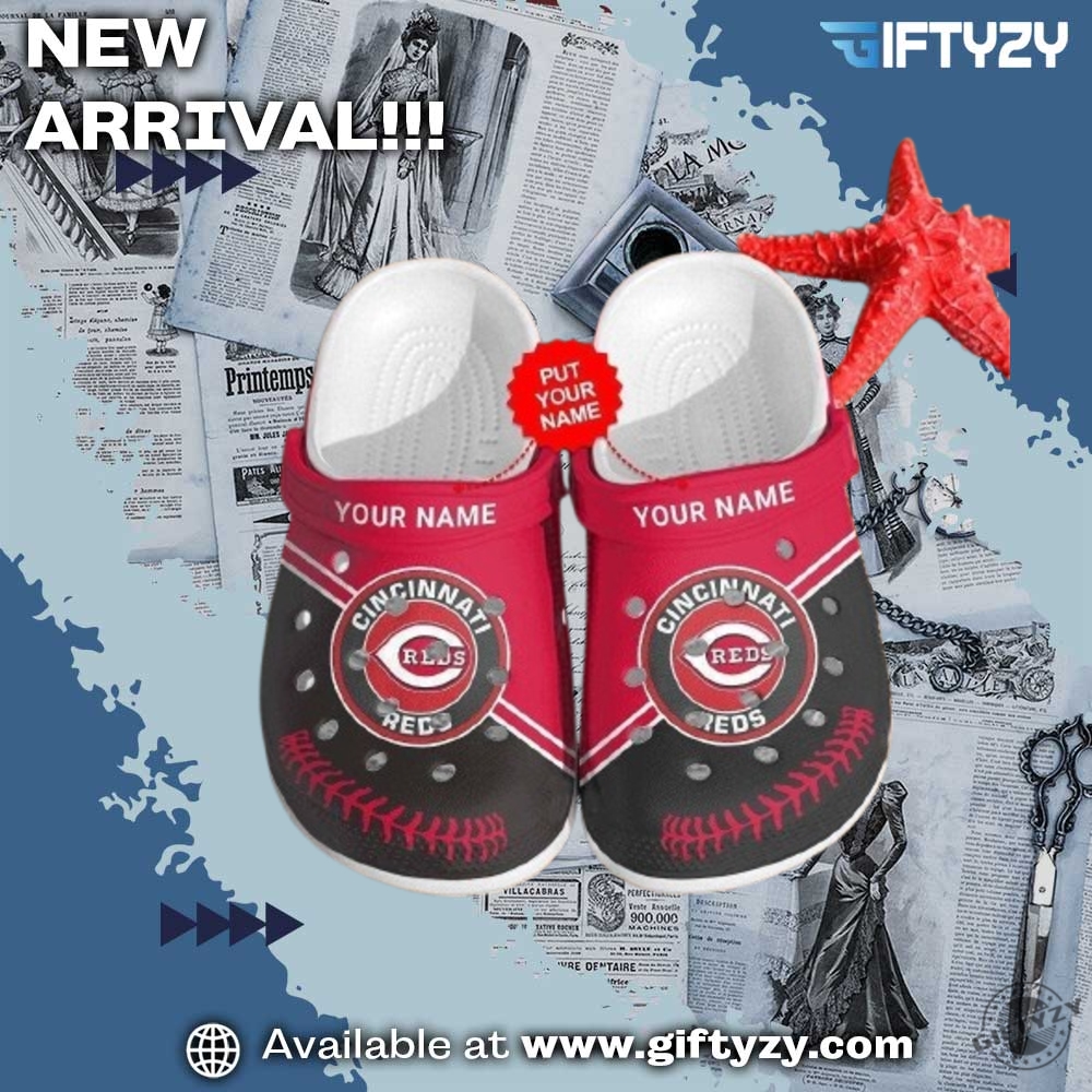 MLB Baseball Club Team Crocs Shoes 19 Mlb Baseball Custom Name Cincinnati Reds Crocs Shoes