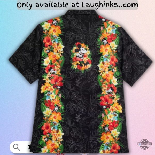 disney parks mickey mouse and friends hawaiian shirt full printed replica