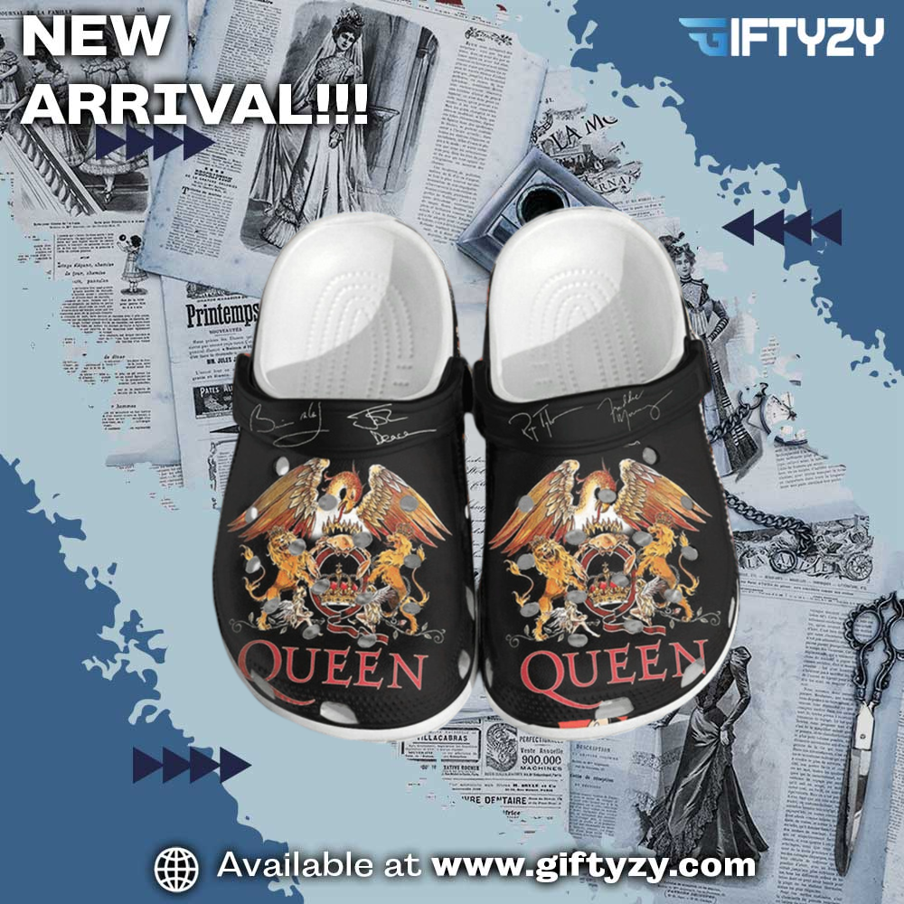 Trendy 3D Crocs Shoes 2 Queen Rubber Clog Crocs Shoes