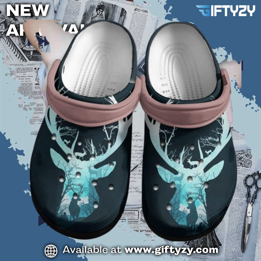 Hunting Deer Printed Gift For Lover Crocs Shoes 3 Hunting Deer Printed Gift For Lover Crocs Shoes