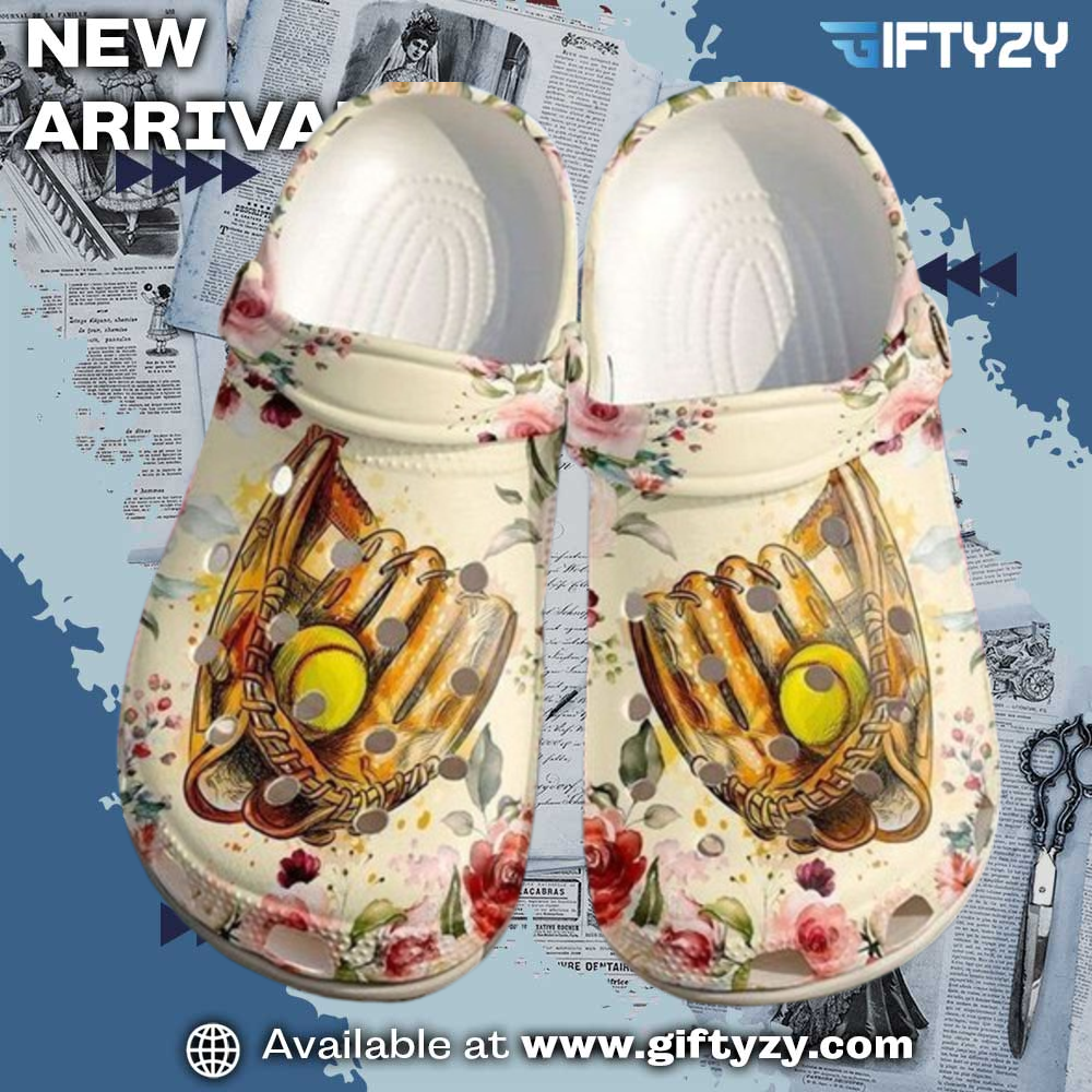 Trendy 3D Crocs Shoes 19 Softball Rubber Crocs Shoes