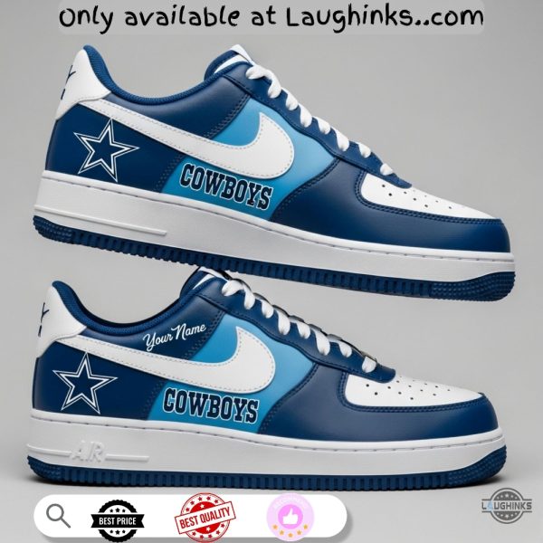 dallas cowboys logo limited edition custom air force 1 shoes