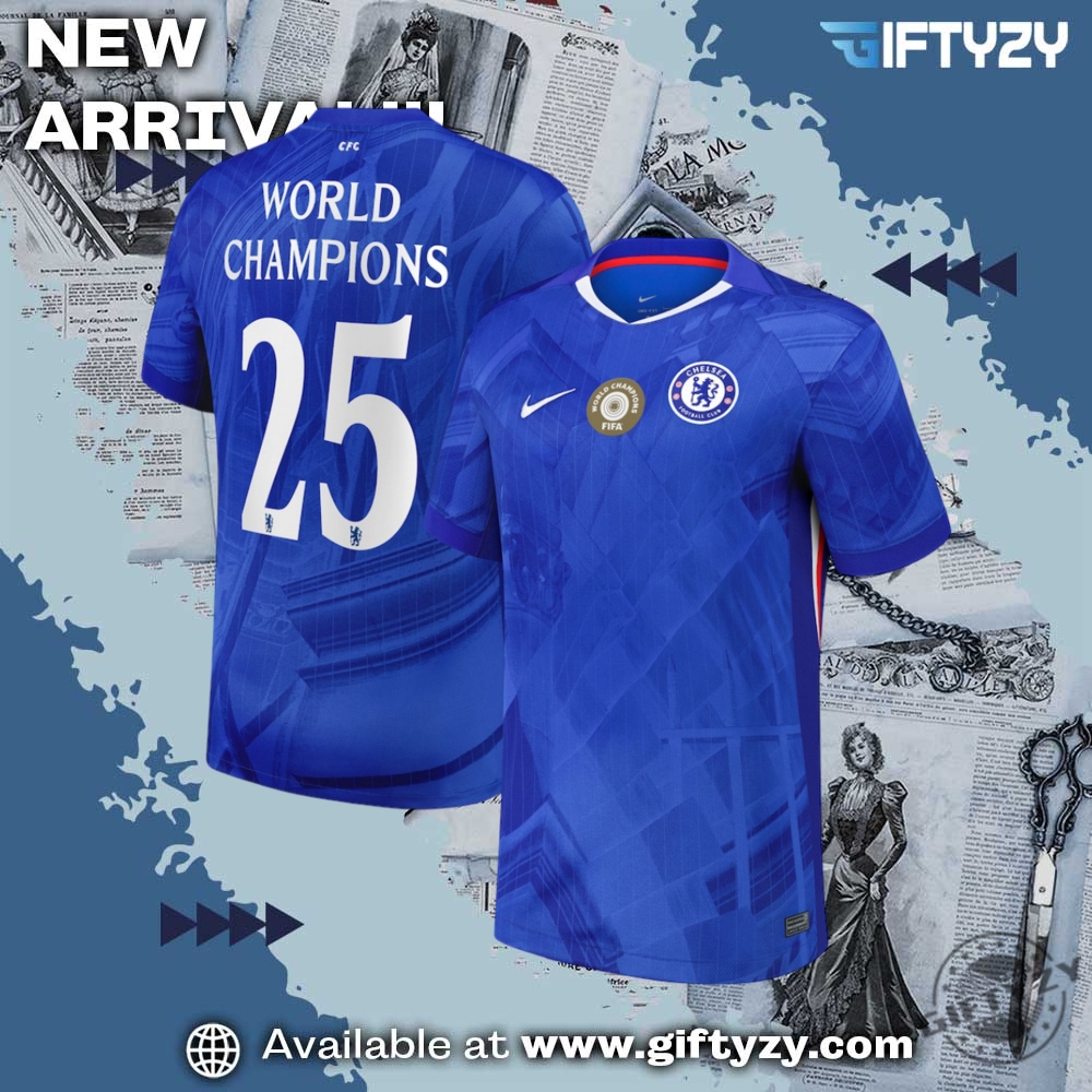 Chelsea FIFA Club World Cup Champions 2025 Shirt 9 Chelsea 2025 Fifa Club World Cup Champions Shirt