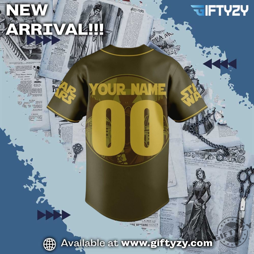 Star Wars Movie Jawa Droid Repair Personalized Baseball Jersey 5 Star Wars Movie Jawa Droid Repair Personalized Baseball Jersey