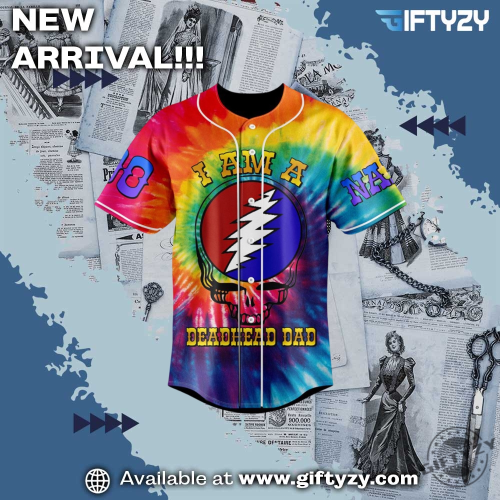 Grateful Dead Music Fathers Day You Are My Deadhead Hero Personalized Baseball Jersey 4 Grateful Dead Music Father’s Day You Are My Deadhead Hero Personalized Baseball Jersey