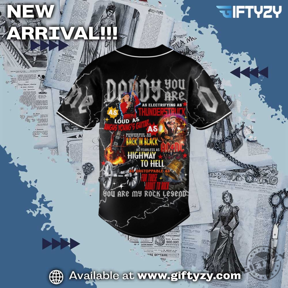 Acdc Music Im A Rock Star Concert Fathers Day Personalized Baseball Jersey 5 ACDC Music I’m A Rock Star Concert Father’s Day Personalized Baseball Jersey