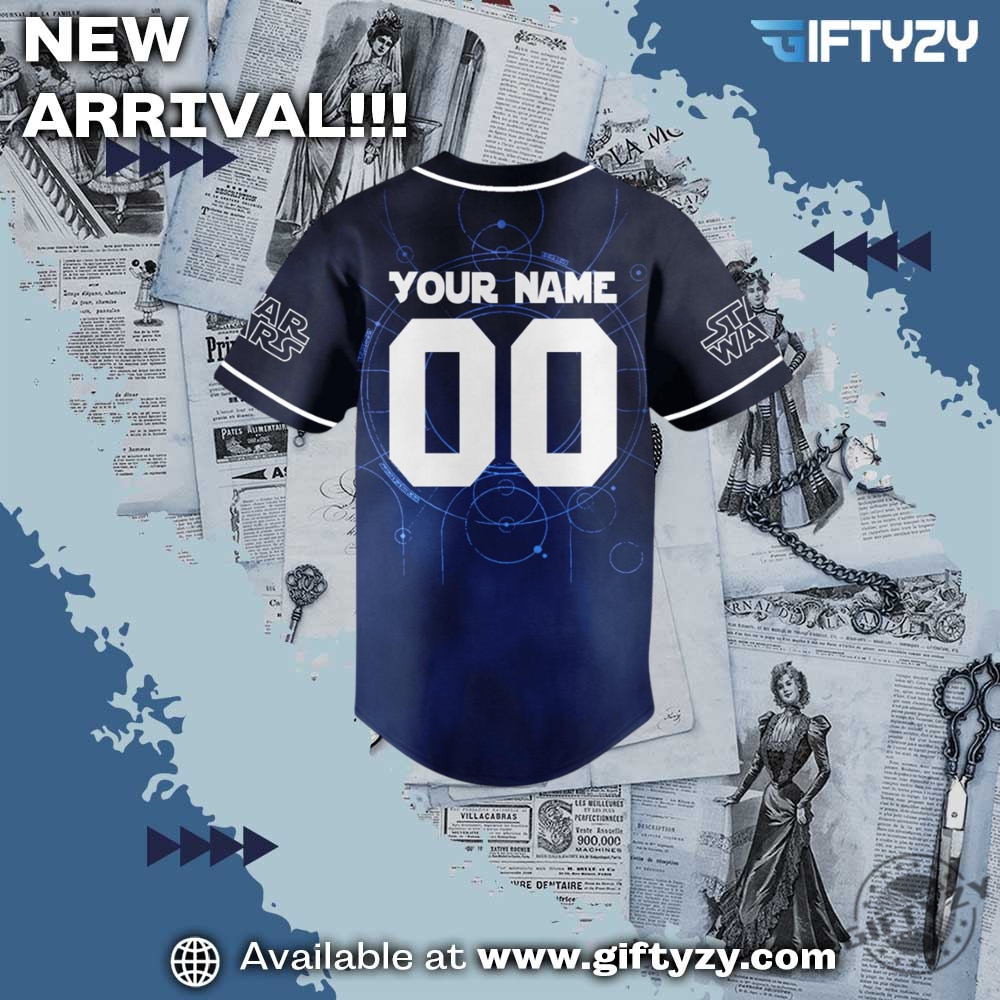 Star Wars Movie Jedi Academy Personalized Baseball Jersey 5 Star Wars Movie Jedi Academy Personalized Baseball Jersey
