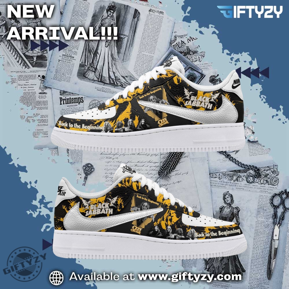 Trendy Nike AF1 Sneakers You Need Right Now 19 Black Sabbath Music Back To The Beginning Air Force 1 Shoes