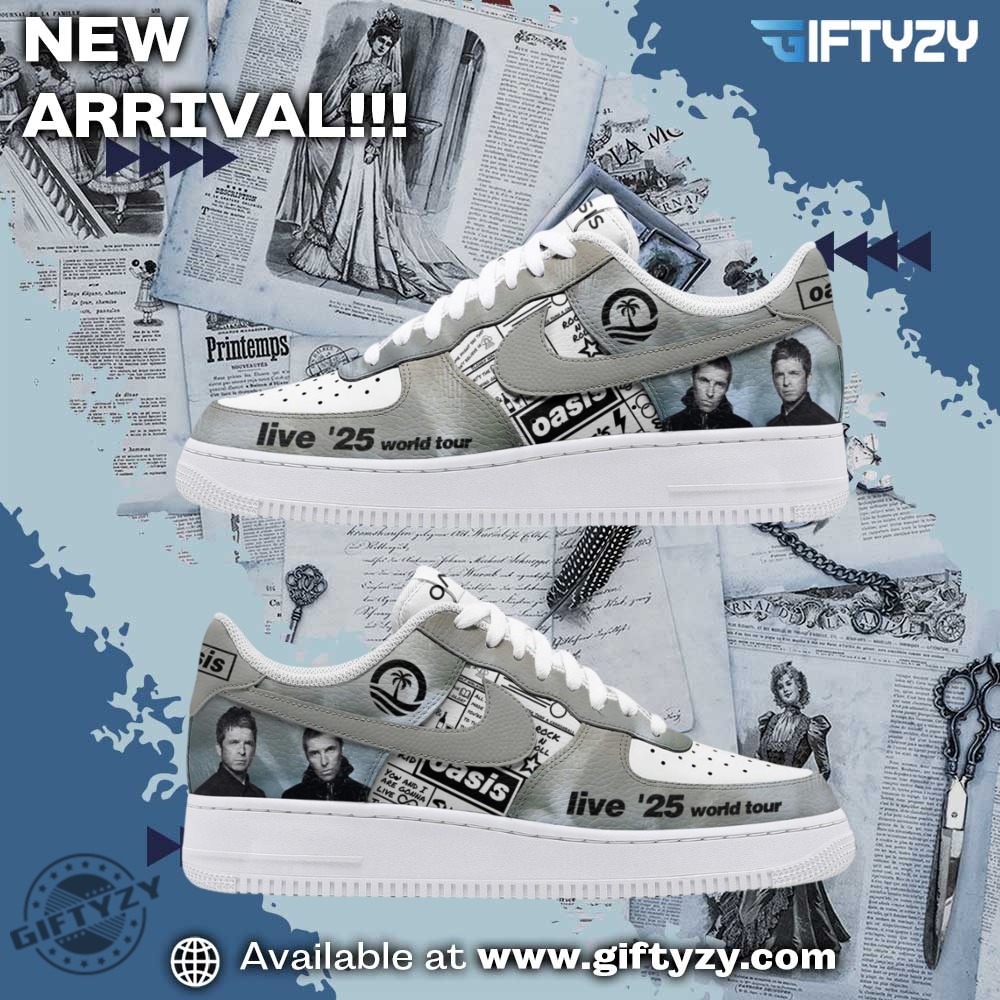Trendy Nike AF1 Sneakers You Need Right Now 22 Oasis Band Music Live World Tour 2025 Air Force 1 Shoes