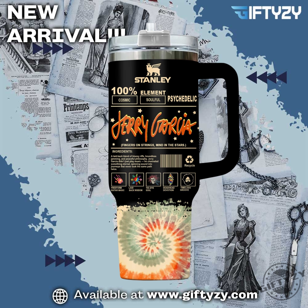 Jerry Garcia Music Stanley Cup Tumbler With Handle 5 Jerry Garcia Music Stanley Cup Tumbler With Handle