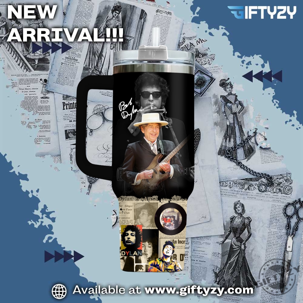 Bob Dylan Country Music Stanley Cup Tumbler With Handle 3 Bob Dylan Country Music Stanley Cup Tumbler With Handle