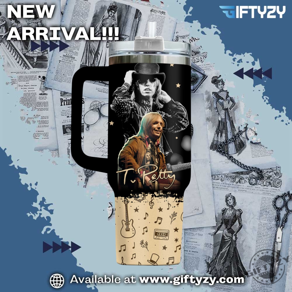 Tom Petty Music Stanley Cup Tumbler With Handle 3 Tom Petty Music Stanley Cup Tumbler With Handle