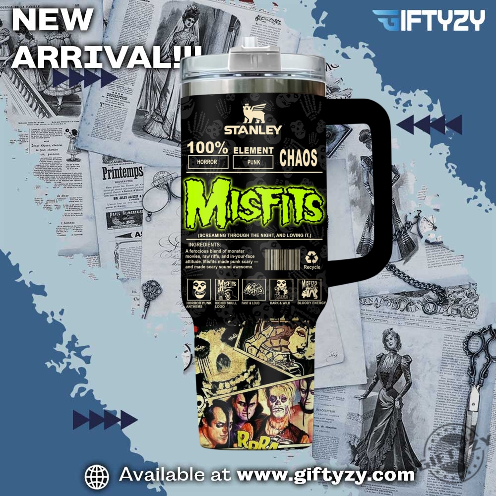 Misfits Music Music Stanley Cup Tumbler With Handle 5 Misfits Music Music Stanley Cup Tumbler With Handle