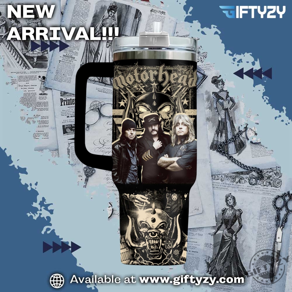 Motörhead Music Stanley Cup Tumbler With Handle 4 Motörhead Music Stanley Cup Tumbler With Handle