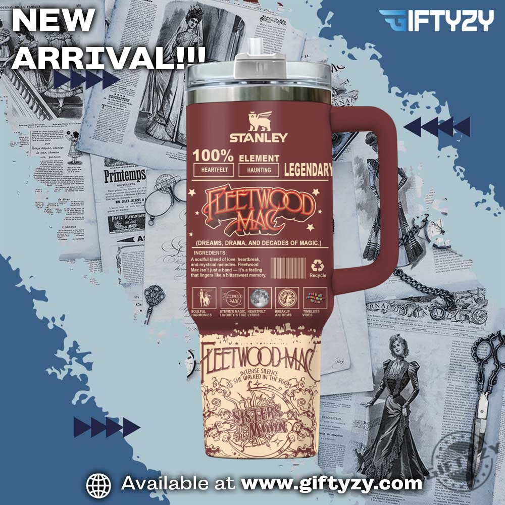 Fleetwood Mac Music Stanley Cup Tumbler With Handle 5 Fleetwood Mac Music Stanley Cup Tumbler With Handle