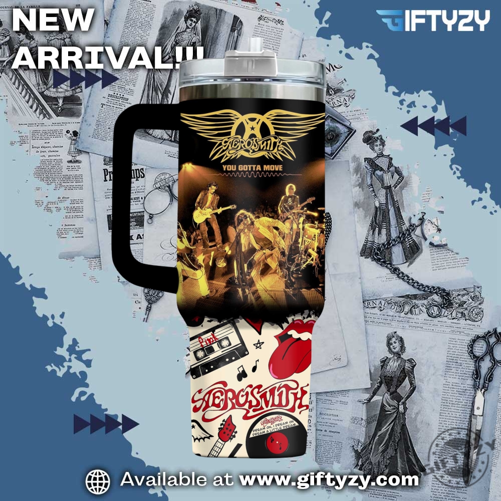 Aerosmith Music Stanley Cup Tumbler With Handle 4 Aerosmith Music Stanley Cup Tumbler With Handle