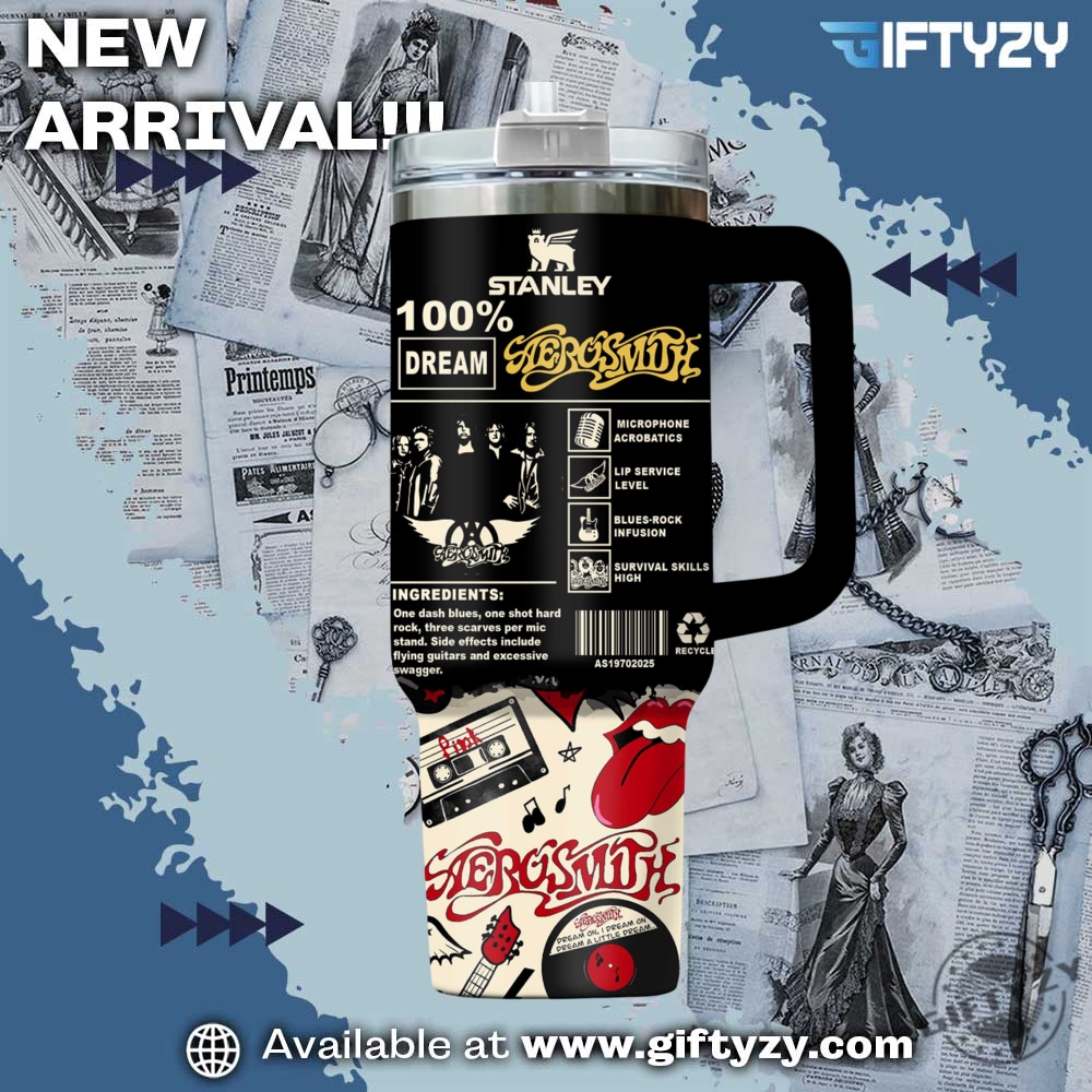 Aerosmith Music Stanley Cup Tumbler With Handle 5 Aerosmith Music Stanley Cup Tumbler With Handle