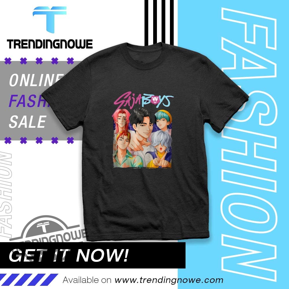 Saja Boys Boy Band Shirt Demon Hunters Merch Tee trendingnowe 1