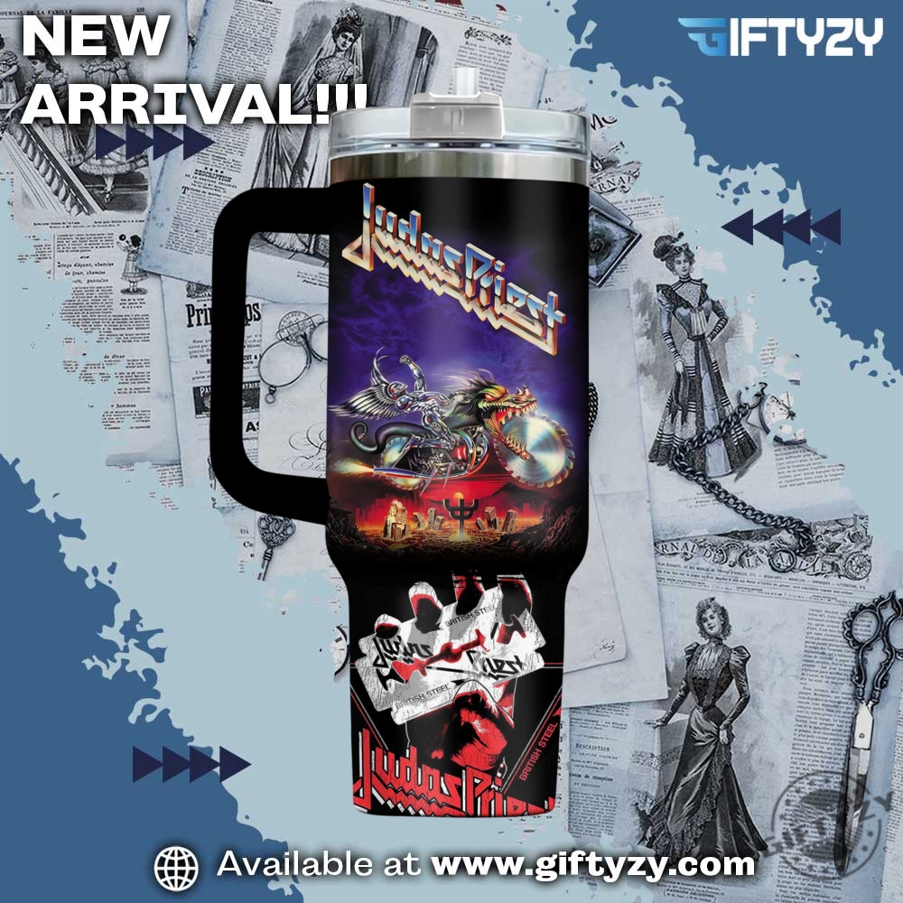 Judas Priest Music Stanley Cup Tumbler With Handle 5 Judas Priest Music Stanley Cup Tumbler With Handle