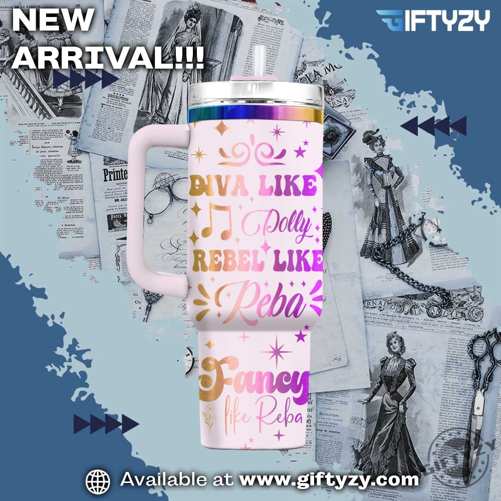 Reba Mcentire Music Personalized Stanley Cup Tumbler With Handle 4 Reba McEntire Music Personalized Stanley Cup Tumbler With Handle