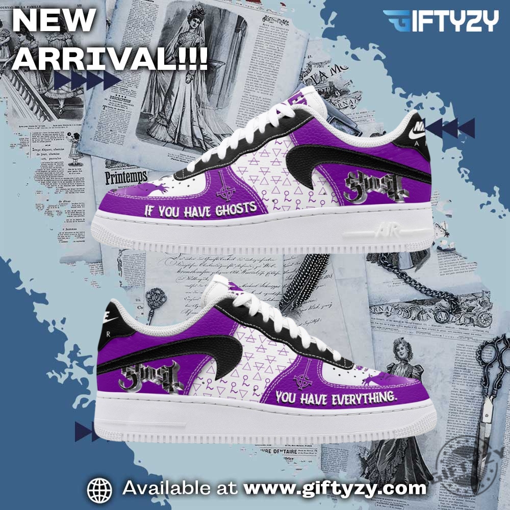 Stylish Music Graphic Shoes for True Fans 8 If You Have Ghost You Have Everything Music Rock Air Force 1 Shoes