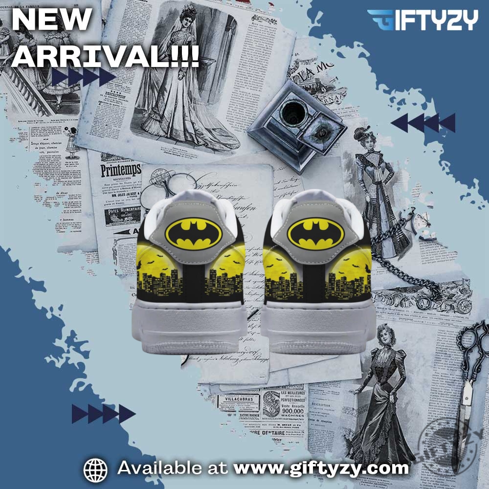 Batman Dc Comic Gotham City Air Force 1 Shoes 3 Batman DC Comic Gotham City Air Force 1 Shoes