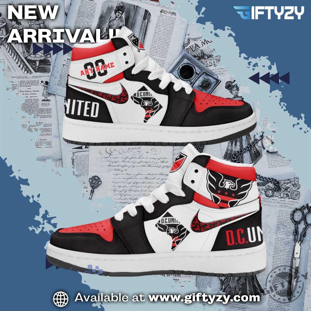 Stylish Music Graphic Shoes for True Fans 31 Dc United Custom Personalized Air Jordan 1 Shoes
