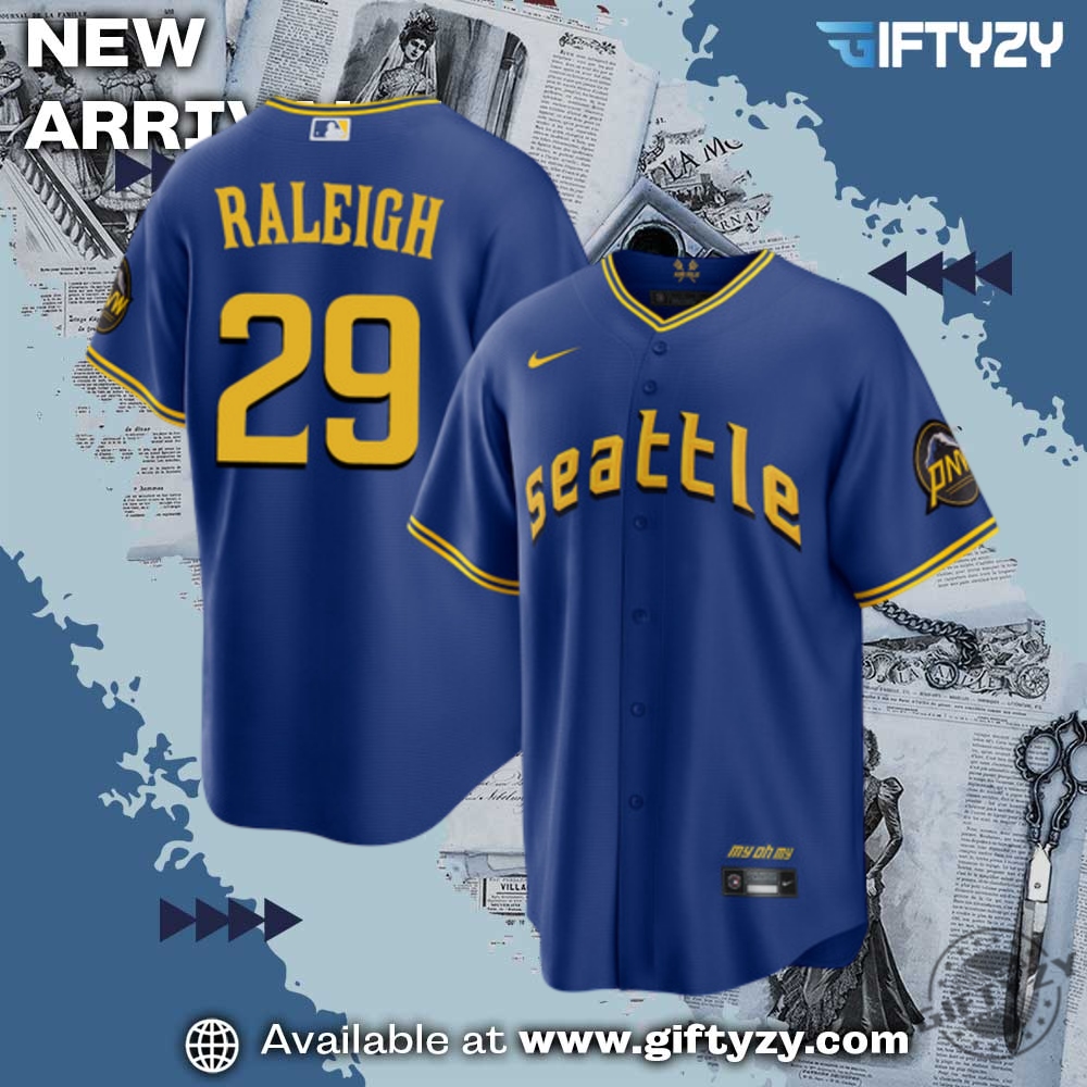 MLB Cal Raleigh Shirt 2 Mlb Cal Raleigh Seattle Mariners City Baseball Jersey