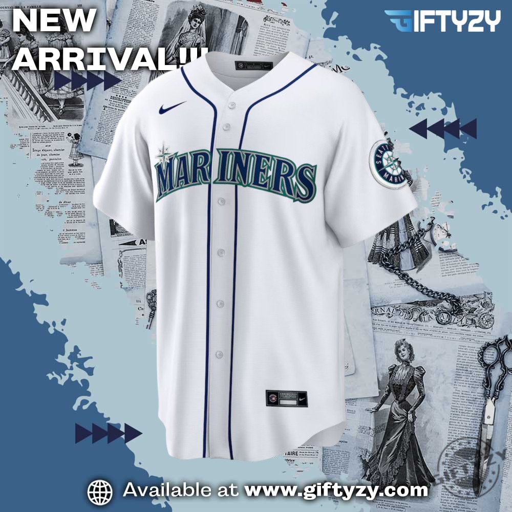 Mlb Seattle Mariners Cal Raleigh Nike White Home Baseball Jersey 4 MLB Seattle Mariners Cal Raleigh Nike White Home Baseball Jersey