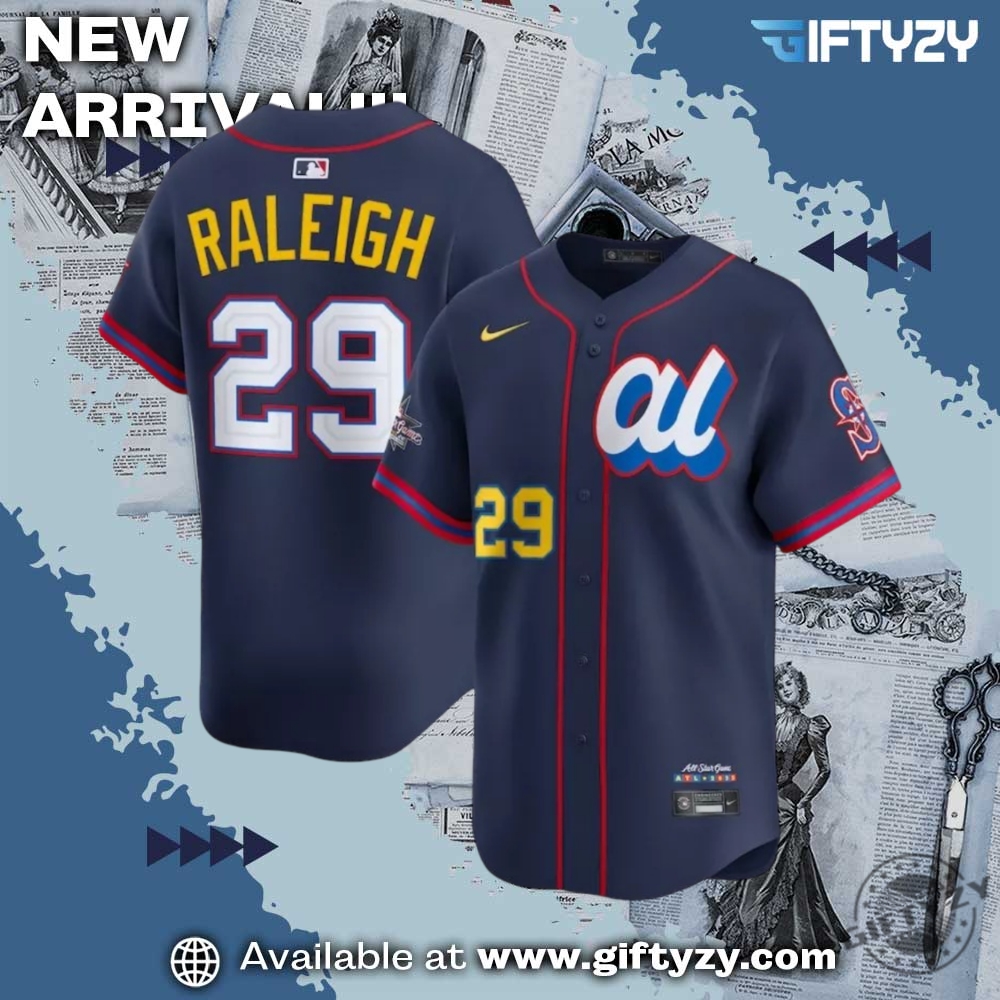 MLB Cal Raleigh Shirt 6 Cal Raleigh 2025 Allstar Game Jersey