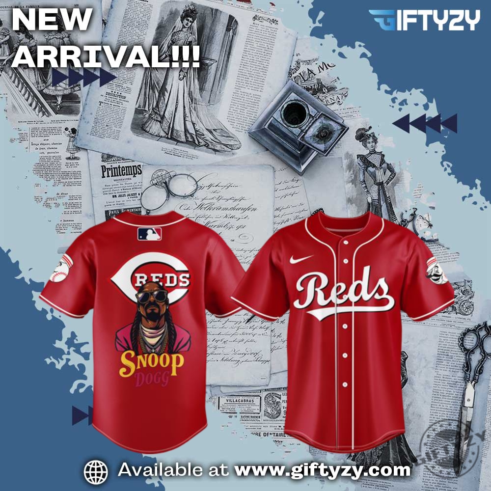 Snoop Dogg X Mlb Cincinnati Reds Baseball Jersey 5 Snoop Dogg x MLB Cincinnati Reds Baseball jersey