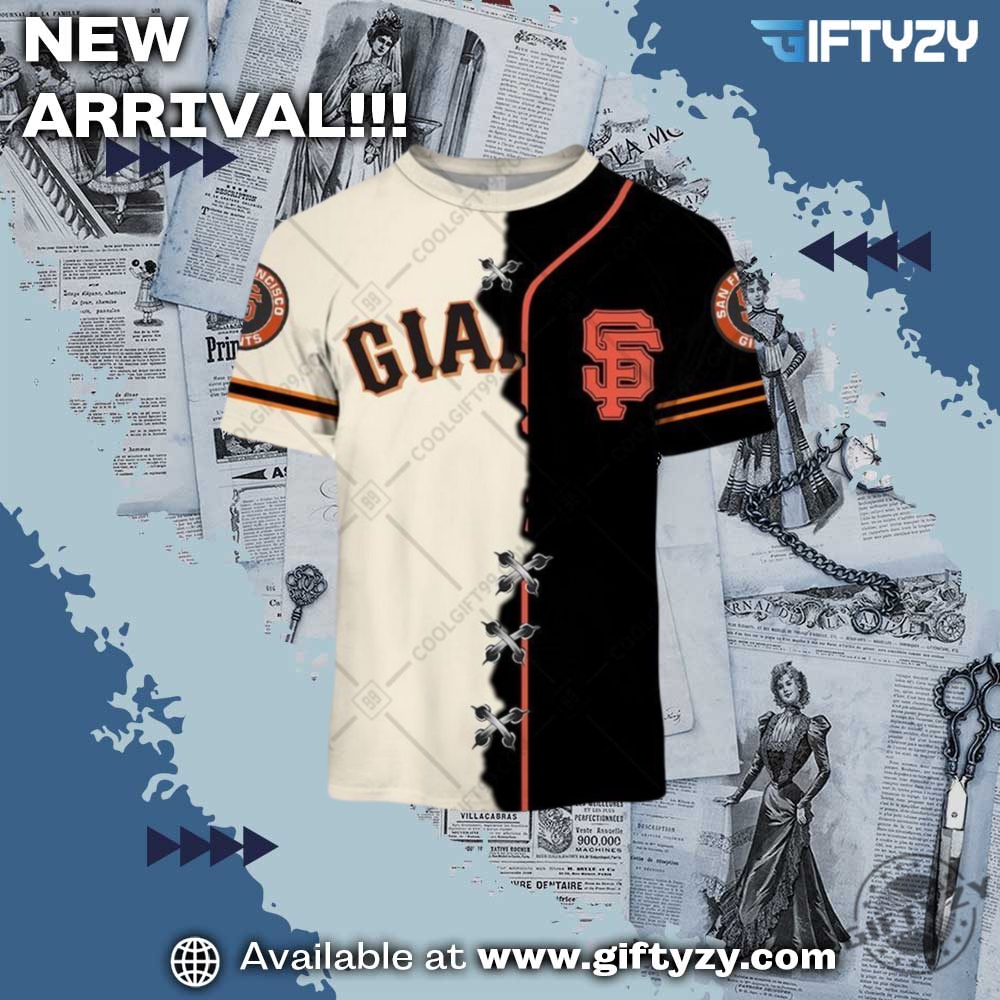 Mlb San Francisco Giants Mix Jersey Personalized 3D Printed Shirt 4 MLB San Francisco Giants Mix Jersey Personalized 3D Printed Shirt