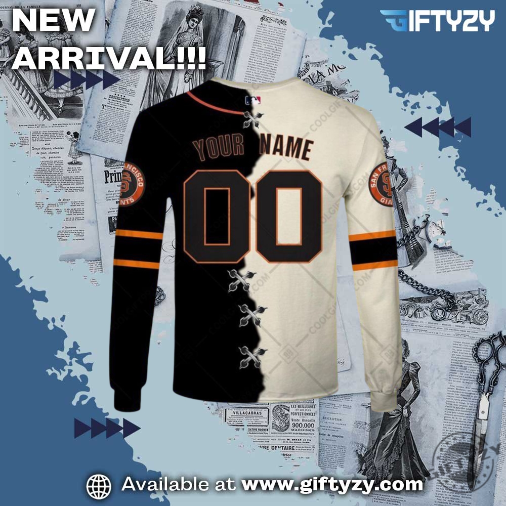 Mlb San Francisco Giants Mix Jersey Personalized 3D Printed Shirt 5 MLB San Francisco Giants Mix Jersey Personalized 3D Printed Shirt