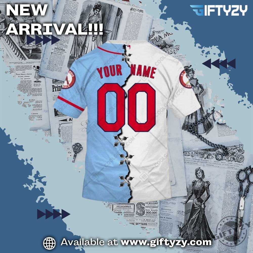 Mlb St Louis Cardinals Mix Jersey Personalized 3D Printed Shirt 5 MLB St Louis Cardinals Mix Jersey Personalized 3D Printed Shirt