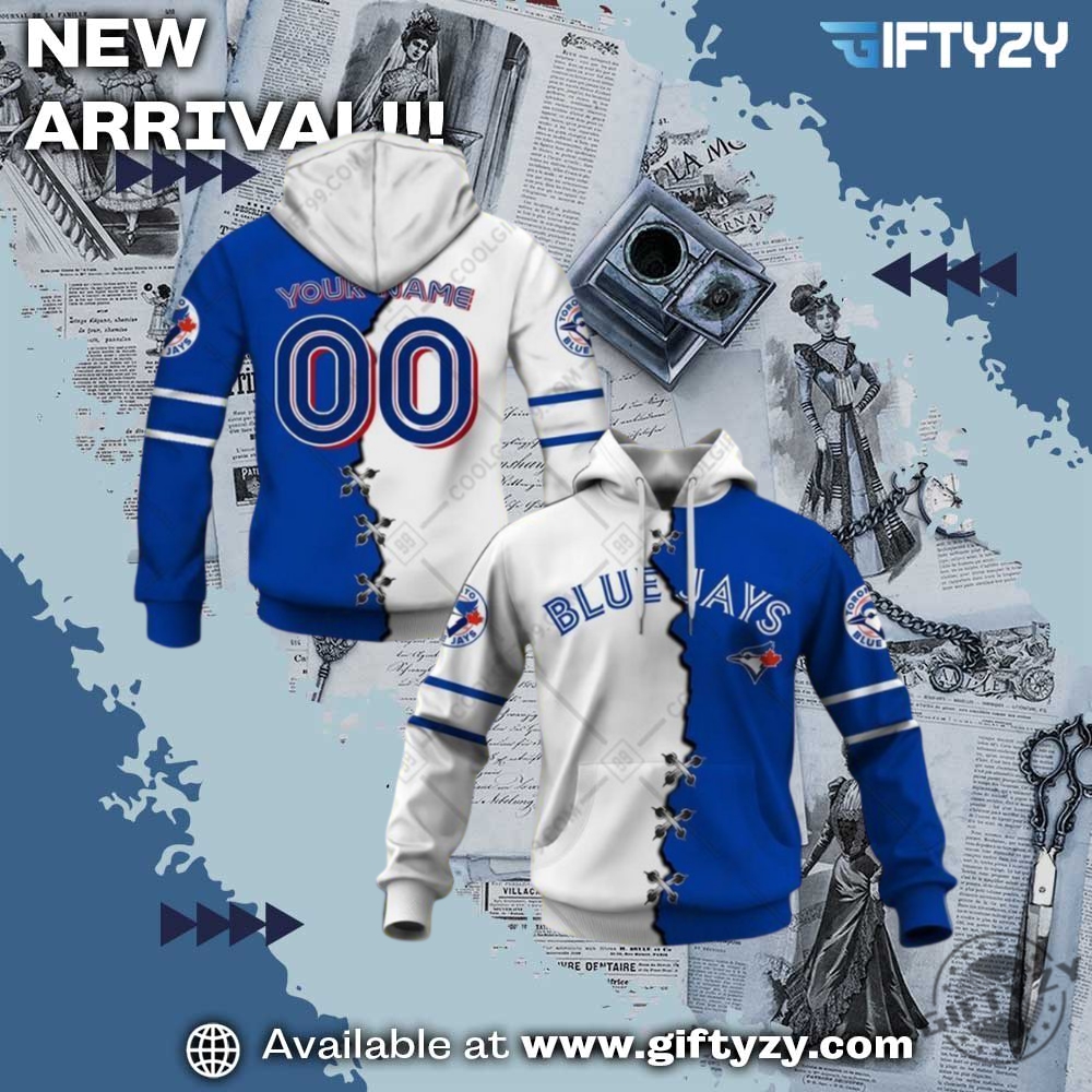 MLB Teams Mix Jersey 3D Shirt 17 Mlb Toronto Blue Jays Mix Jersey Personalized 3D Printed Shirt