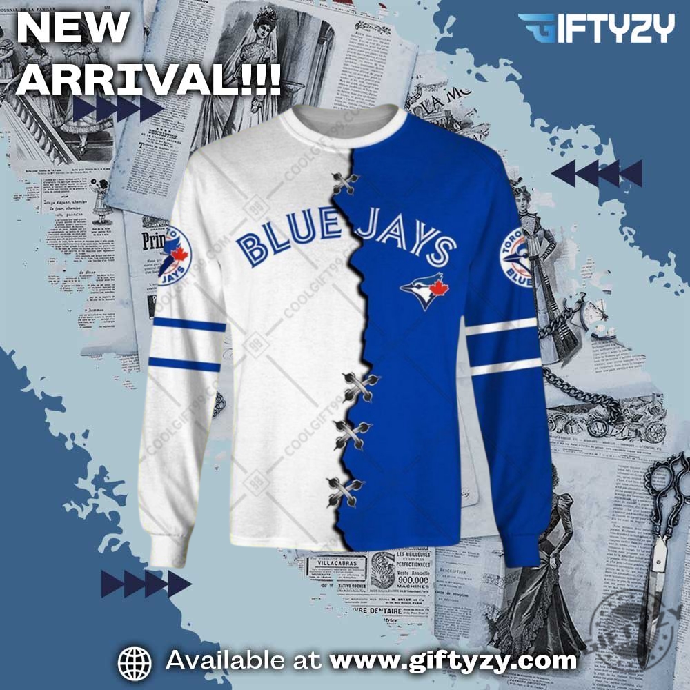 Mlb Toronto Blue Jays Mix Jersey Personalized 3D Printed Shirt 4 MLB Toronto Blue Jays Mix Jersey Personalized 3D Printed Shirt