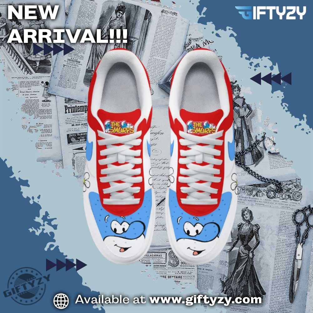 The Smurf Nike Air Force 1 Shoes Sneakers 4 The Smurf Nike Air Force 1 Shoes Sneakers