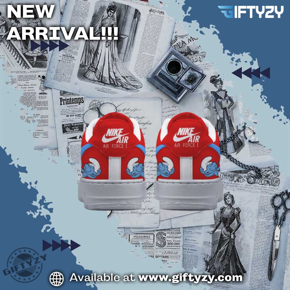 The Smurf Nike Air Force 1 Shoes Sneakers 5 The Smurf Nike Air Force 1 Shoes Sneakers