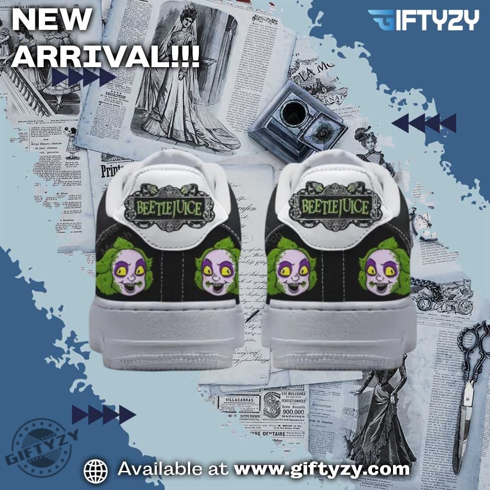 Beetlejuice Movie Nike Air Force 1 Shoes 3 Beetlejuice Movie Nike Air Force 1 shoes