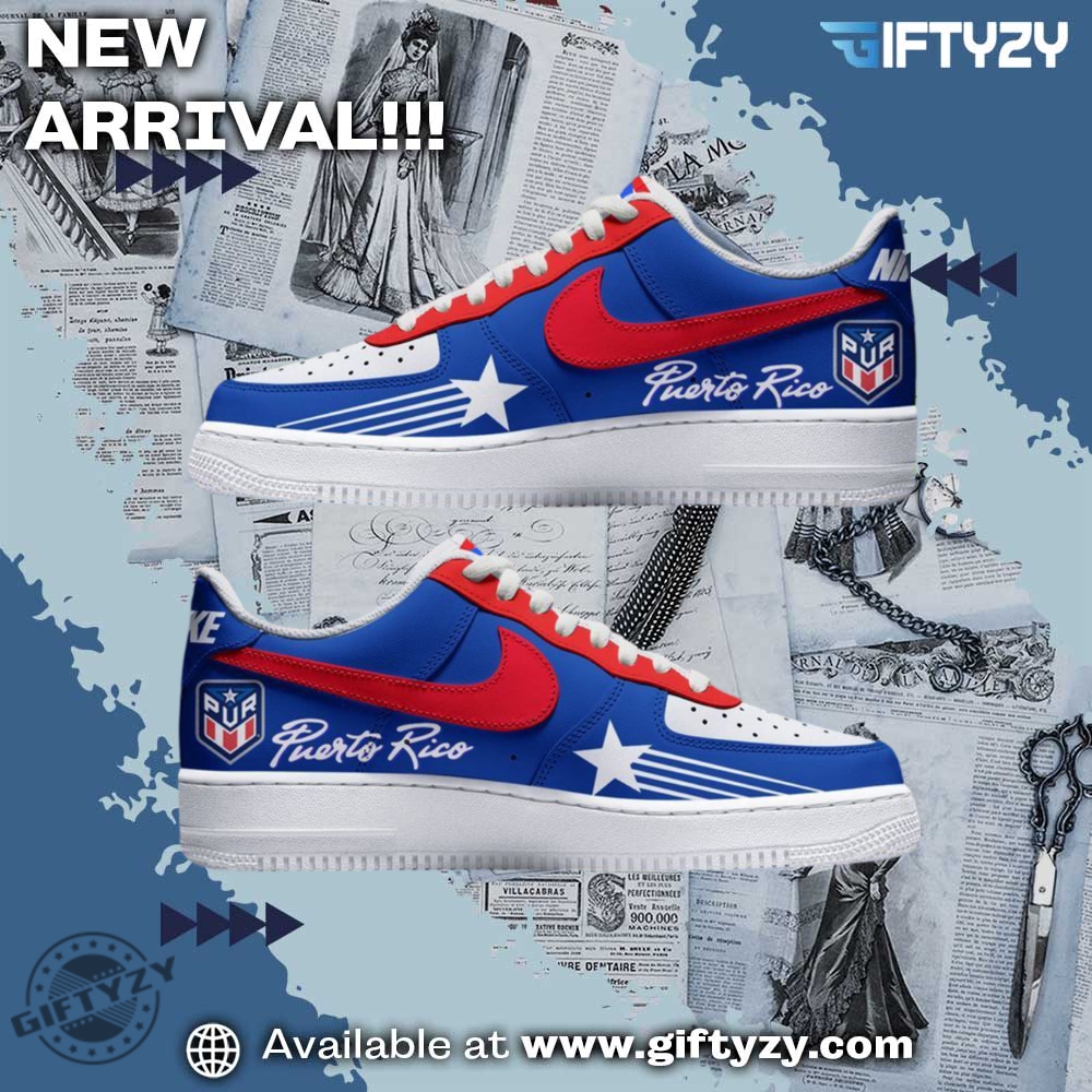 Hot Right Now: Nike Air Force 1 Custom Shoes 7 Puerto Rico Nike Air Force 1 Sneakers Shoes
