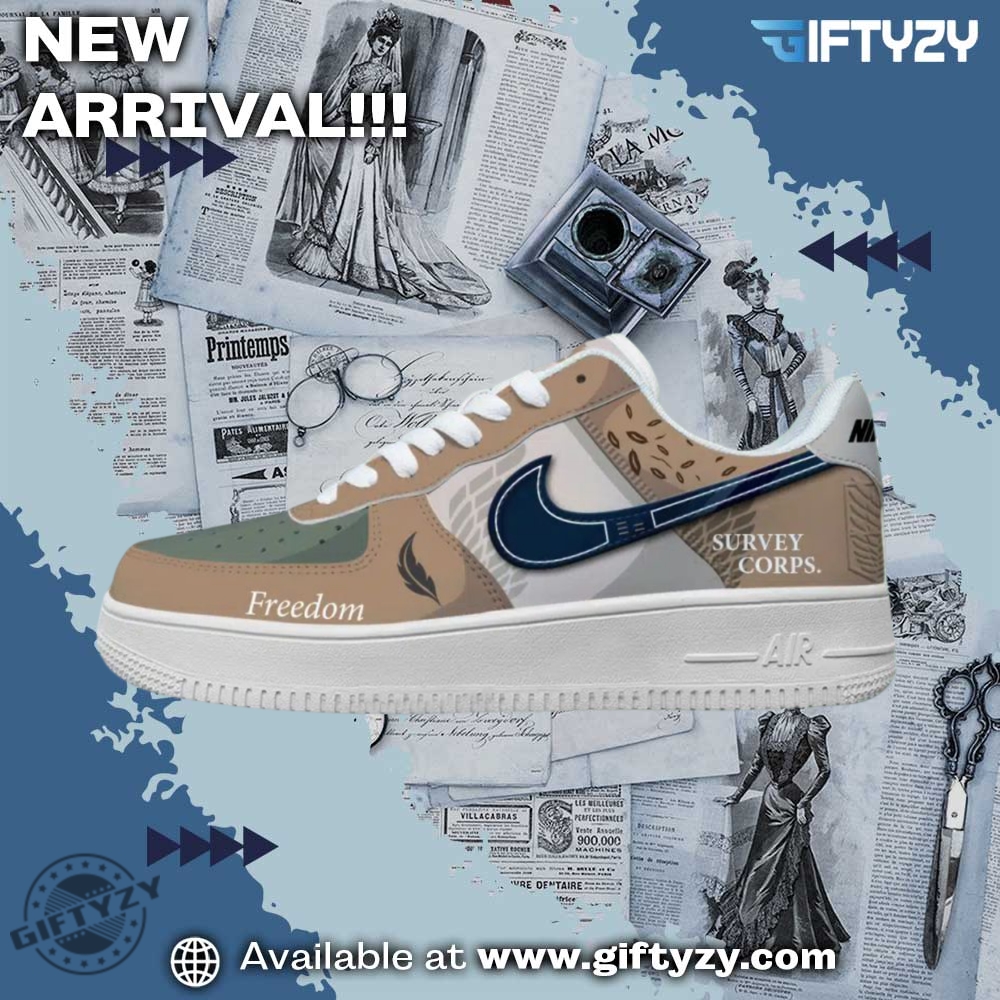 Hot Right Now: Nike Air Force 1 Custom Shoes 11 Survey Corps Attack On Titan Nike Air Force 1 Shoes