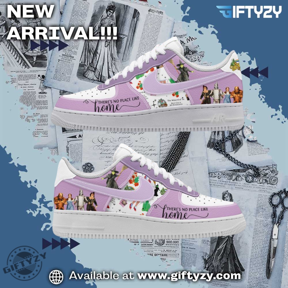 Hot Right Now: Nike Air Force 1 Custom Shoes 12 Theres No Place Like Home The Wizard Of Oz Movie Nike Air Force 1 Shoes