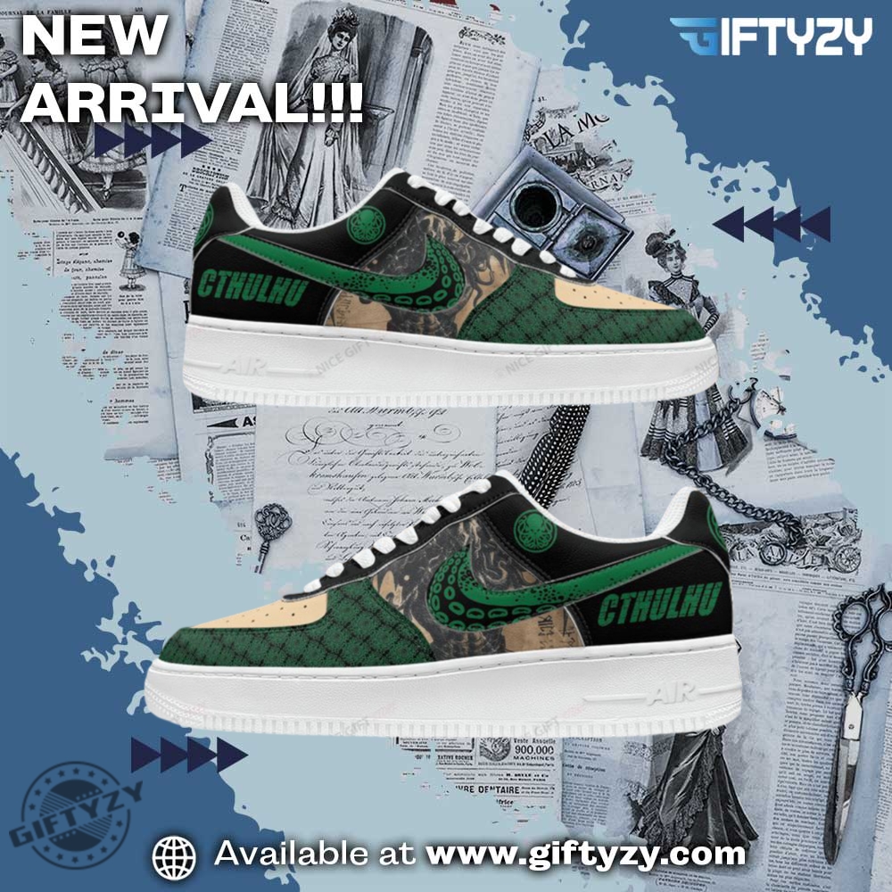 Hot Right Now: Nike Air Force 1 Custom Shoes 13 Cthulhu Nike Air Force 1 Shoes