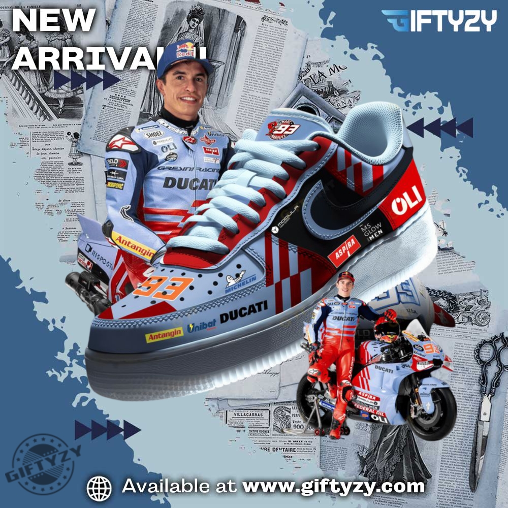 Hot Right Now: Nike Air Force 1 Custom Shoes 15 Marc Marquez Motor Gp Nike Air Force 1 Shoes