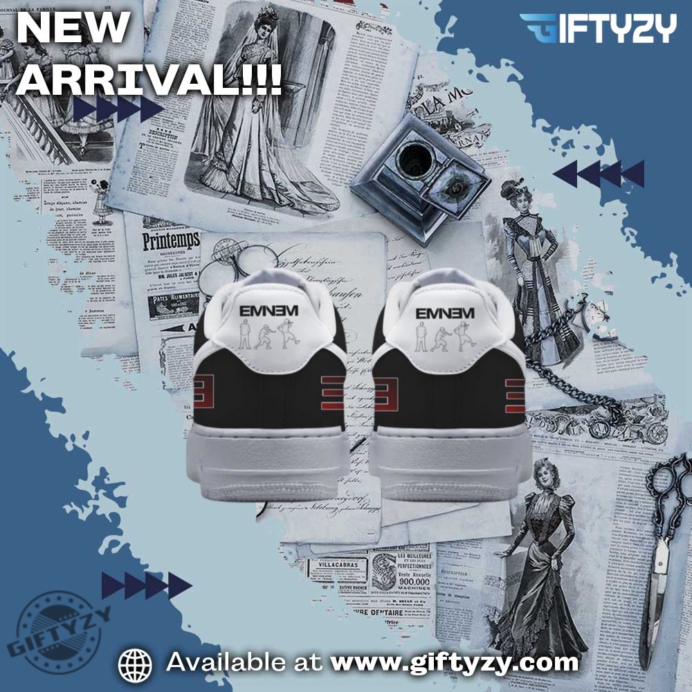 Rapper Eminem The Death Of Slim Shady Nike Air Force 1 Shoes Sneakers 5 Rapper Eminem The Death of Slim Shady Nike Air Force 1 Shoes Sneakers