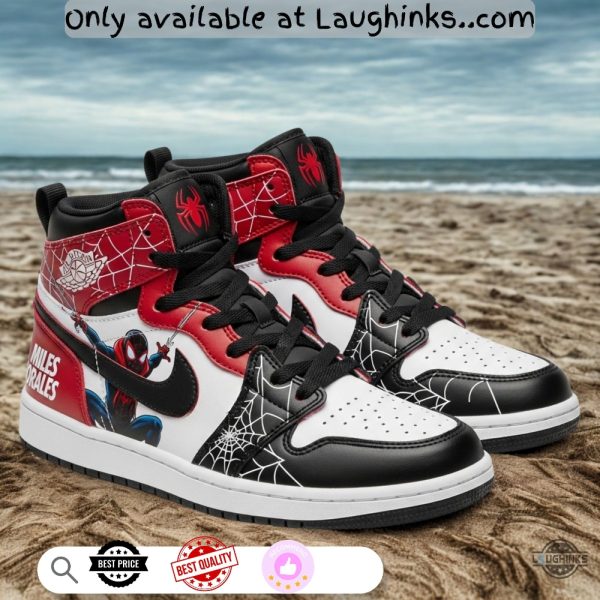 spider verse air jordan 1 sneakers custom miles morales shoes