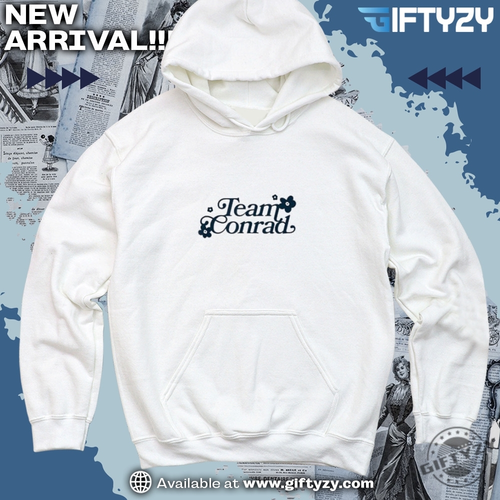 Team Conrad, Team Jeremiah, Cousins Beach Shirt 2 Team Conrad Floral The Summer I Turned Pretty Shirt