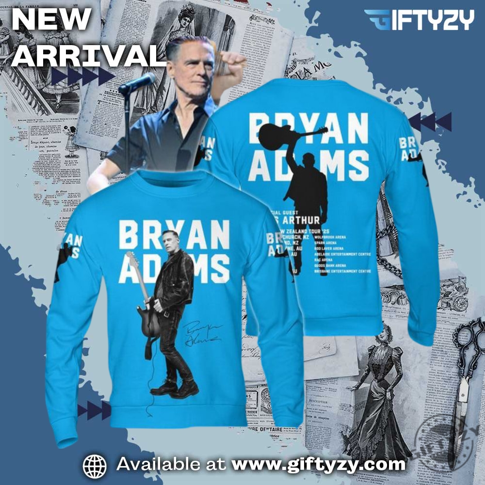 All-Over 3D Printed Graphic Shirt 5 Bryan Adams Unisex 3D Printed Shirt